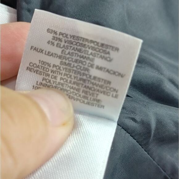 Nine West Black Cropped Button Down Jacket - Size 14W - Picture 2 of 8